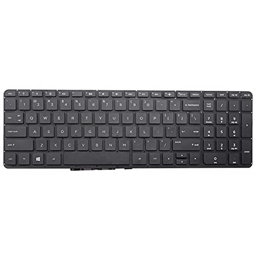 WISTAR Laptop Keyboard Compatible for HP Pavilion 15-P 15-P080tx 15-P090tx 15-P101tx 15-K 15-K000NL 15-K001EA 17-P 17-P000 17-P010NR 17-F 17-F004DX 17-F010US Series (Black)